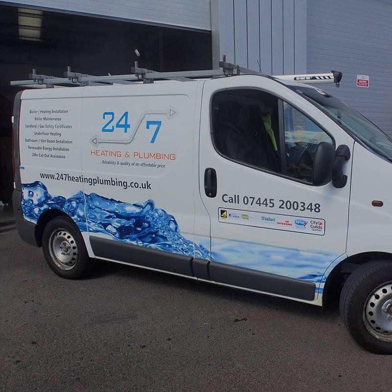 The 24/7 Heating and Plumbing Van
