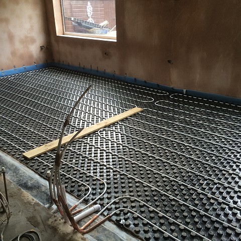 Underfloor Heating pipework